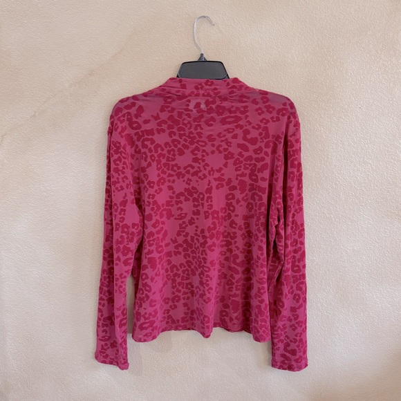 Nina Parker
Plus Size Sheer Velvet Leopard Flock Mock-Neck Top NWOT size 1X - Picture 4 of 8